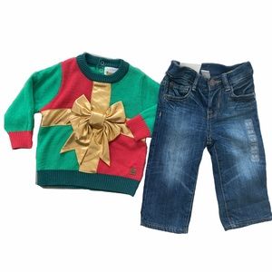 Baby Ugly Christmas Sweater Outfit
